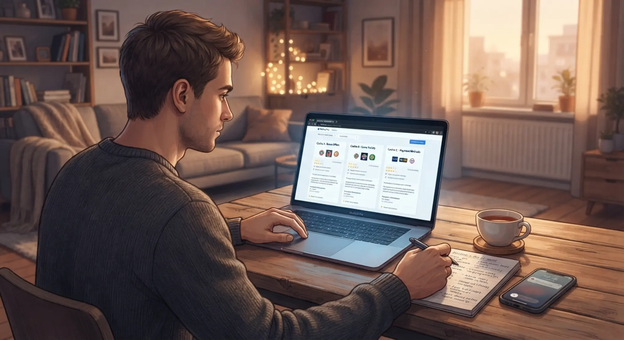 Magyar játékos online kaszinókat hasonlít össze laptopon