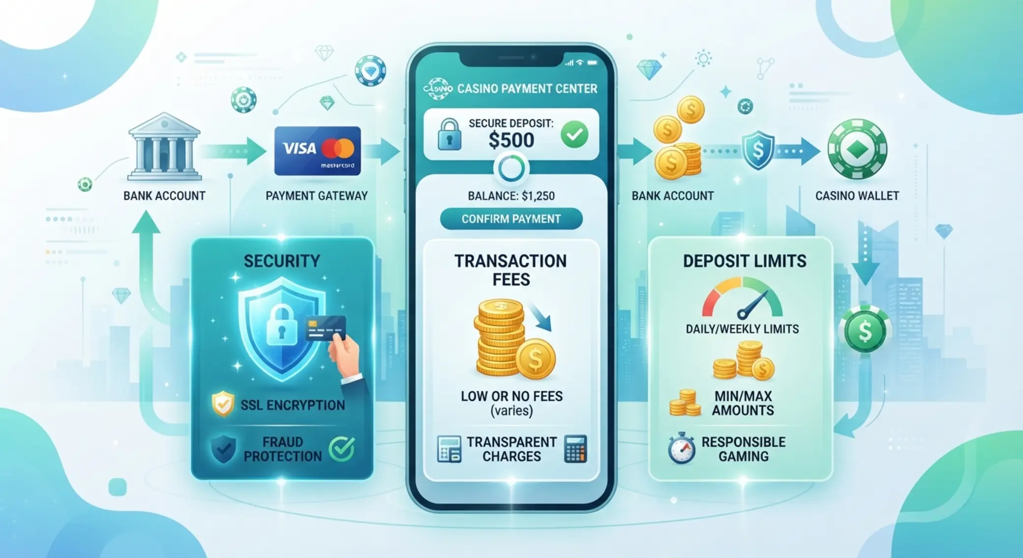 Trustly díjak és pénzügyi biztonság Pénzügyi biztonság, díjak és limitek Trustly használatakor